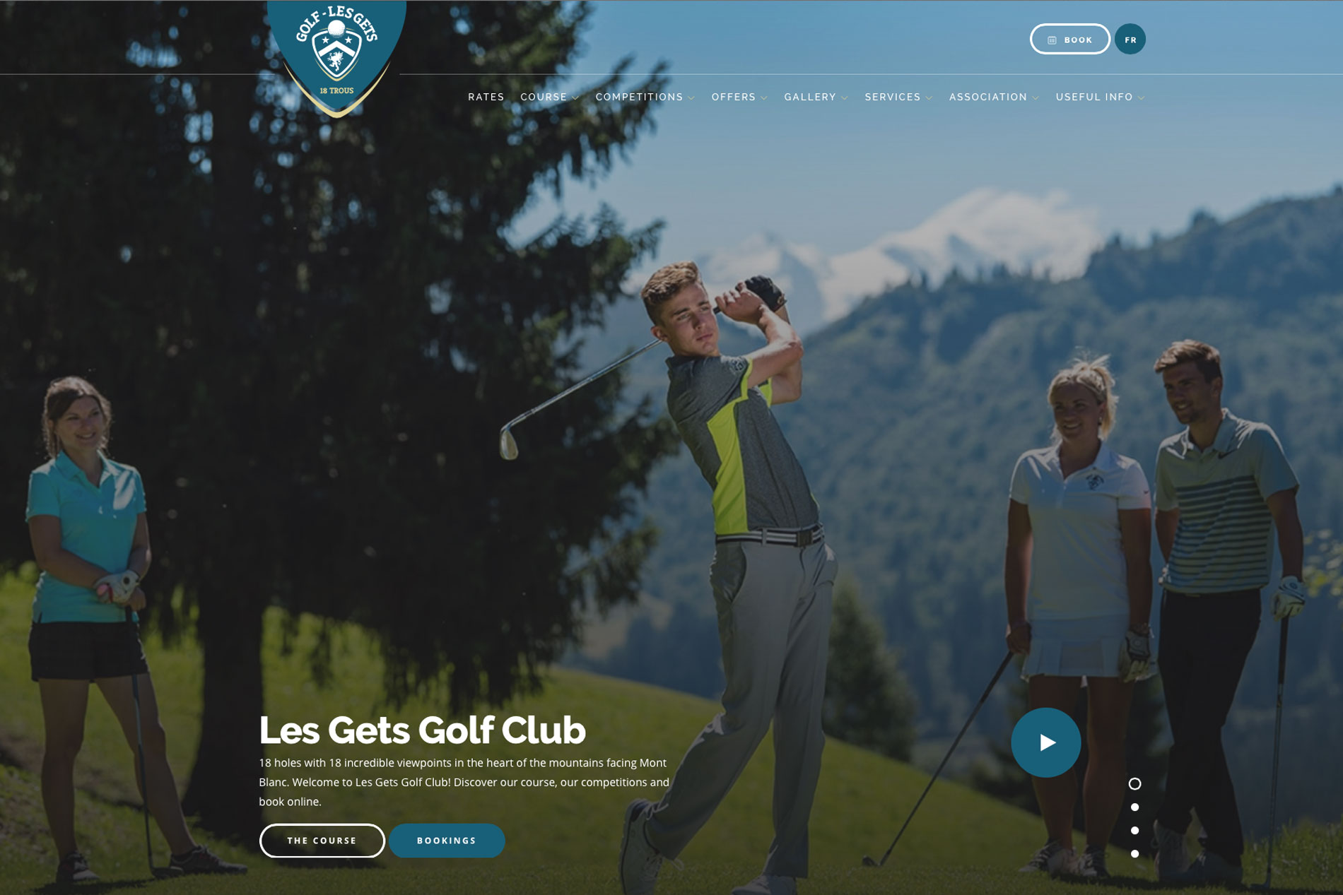 Traduction site web golf